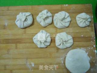 家庭版简易猪肉葱油饼的做法步骤：7