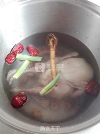 红枣参鸡汤的做法步骤：5