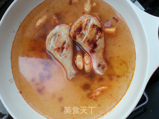 叶蘑焖鸡腿的做法步骤：6