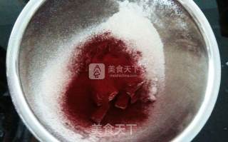 红心酥皮泡芙的做法步骤：2