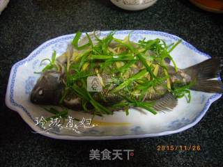 清蒸珍珠斑的做法步骤：6