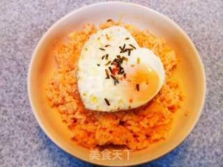 辣白菜炒饭的做法步骤：5