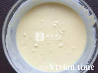 两步教你做好吃的酸奶玉米浓浆蛋糕的做法步骤：3