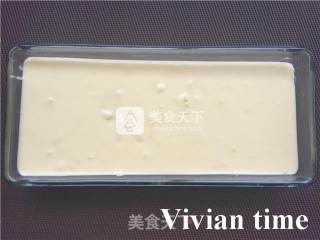 两步教你做好吃的酸奶玉米浓浆蛋糕的做法步骤：4