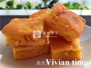 两步教你做好吃的酸奶玉米浓浆蛋糕的做法步骤：6