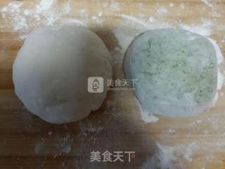 烫面夹菜窝头的做法步骤：1