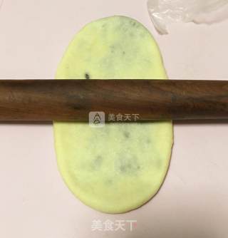 汤种花环豆沙包的做法步骤：15