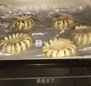 汤种花环豆沙包的做法步骤：20