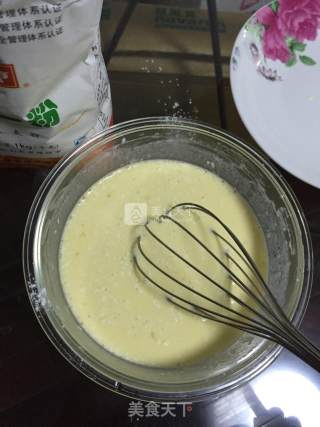 苹果班戟的做法步骤：3
