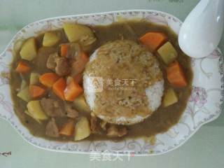 咖喱饭的做法步骤：3