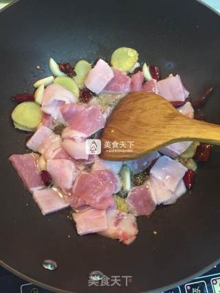 老豆腐烧肉的做法步骤：5