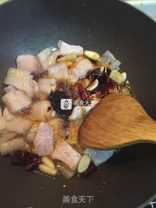 老豆腐烧肉的做法步骤：6