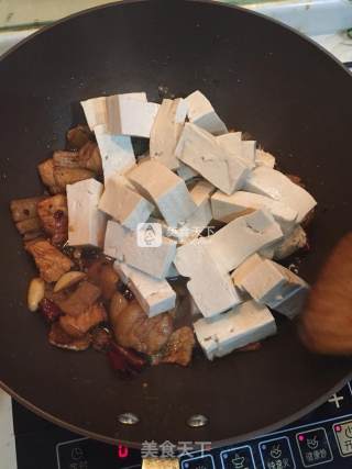 老豆腐烧肉的做法步骤：7