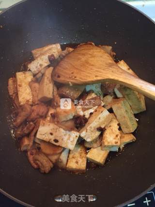 老豆腐烧肉的做法步骤：8