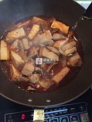 老豆腐烧肉的做法步骤：9