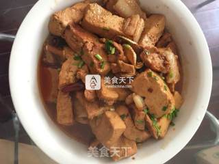 老豆腐烧肉的做法步骤：11