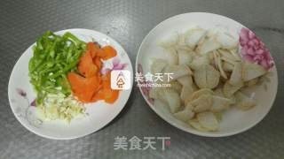 杏鲍菇炒起来的做法步骤：2