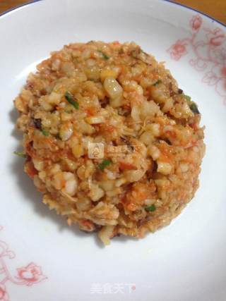 煎虾饼的做法步骤：7