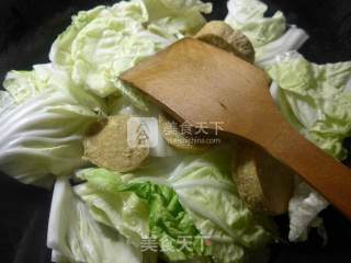白菜烧圆素鸡的做法步骤：5