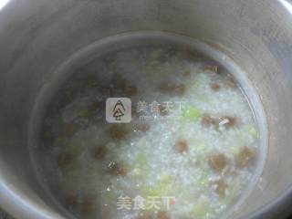 圆白菜牛筋丸大米粥的做法步骤：10