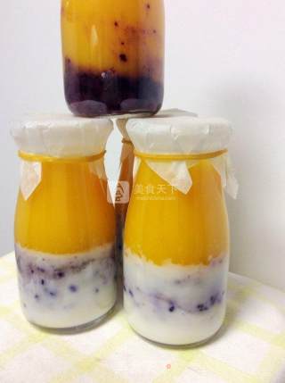 蓝莓果泥杏仁芒果布丁by：普蓝高科蓝莓美食特约撰稿人的做法步骤：11