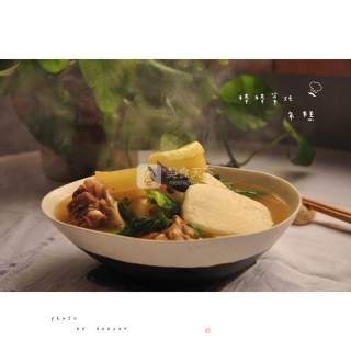 棒菜炖年糕的做法步骤：12