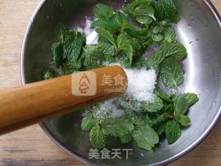 菠萝飘香【薄荷菠萝】的做法步骤：6