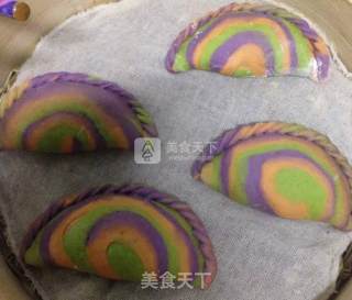 彩虹包子的做法步骤：9