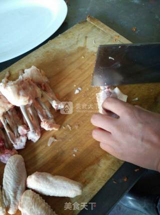 香酥翅中的做法步骤：2