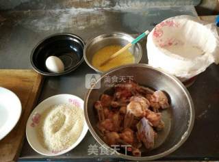 香酥翅中的做法步骤：4
