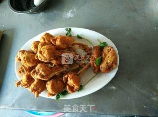香酥翅中的做法步骤：9