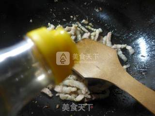 猪肉炒菜芯的做法步骤：5