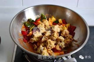 素食-菠萝咕噜猴头菇的做法步骤：7