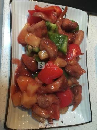 素食-菠萝咕噜猴头菇的做法步骤：8