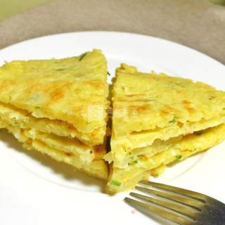 快手早餐土豆鸡蛋饼的做法步骤：7