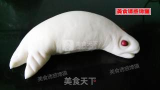 鱼儿南瓜紫薯包的做法步骤：10
