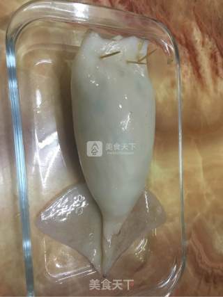 烤鱿鱼饭的做法步骤：2