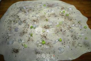 家常椒盐葱花饼的做法步骤：9
