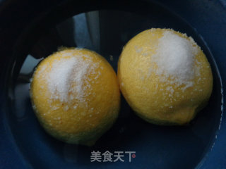 柠檬奶酥包的做法步骤：2