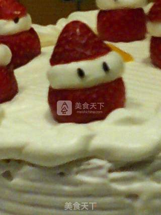 圣诞雪宝宝蛋糕的做法步骤：10