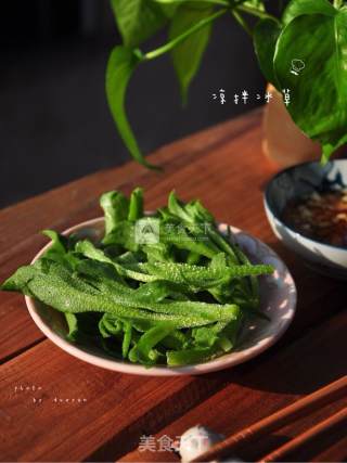凉拌冰草的做法步骤：3