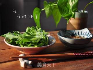 凉拌冰草的做法步骤：4