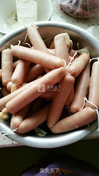 自制台湾香肠的做法步骤：6