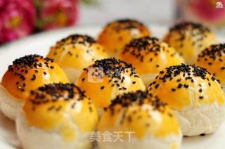 蛋黄酥的做法步骤：21