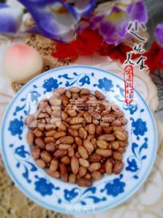 盐烤花生米的做法步骤：4