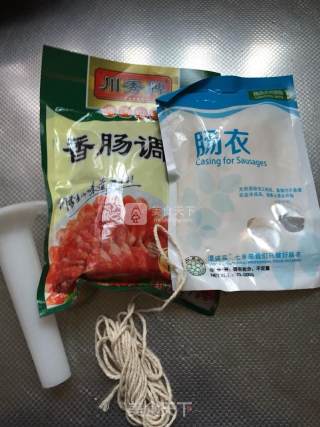 灌香肠的做法步骤：1