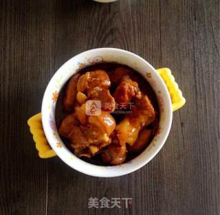 豆腐乳炖猪蹄的做法步骤：11