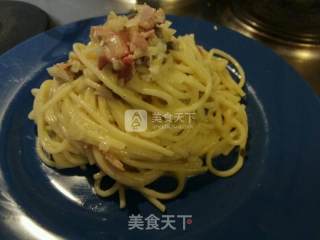 意面之Carbonara的做法步骤：11