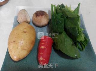 生滚瘦肉蔬菜粥的做法步骤：2
