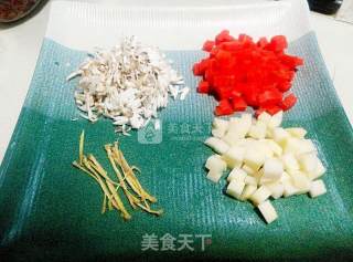 生滚瘦肉蔬菜粥的做法步骤：4